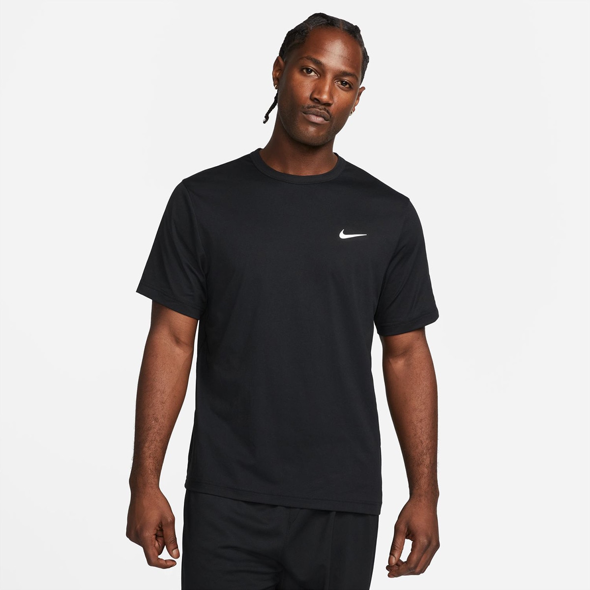 T-shirt de Homem Dri-FIT UV Hyverse Preto-1
