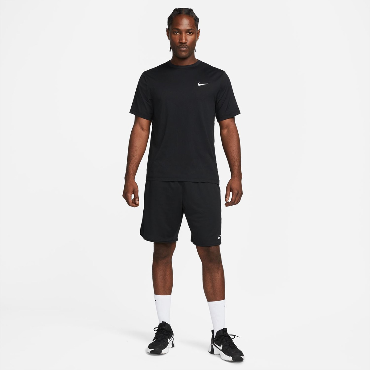 T-shirt de Homem Dri-FIT UV Hyverse Preto-4