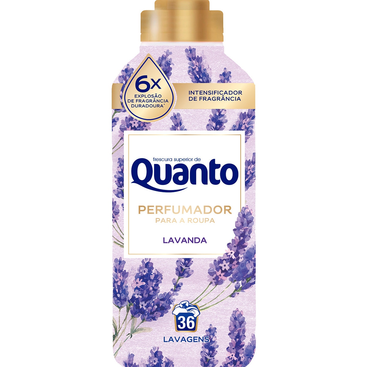 Amaciador para a Roupa Perfumador Lavanda embalagem 36 doses