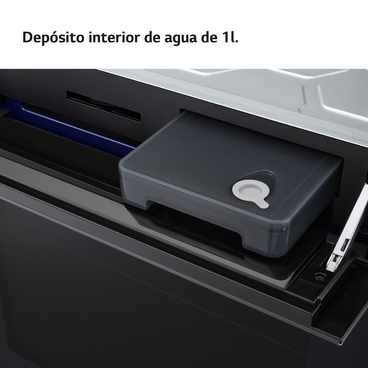 Horno multifunción LG pirolítico, 76 l,  display LCD función Instaview, cocina vapor, freidora de aire - WSED7665B Negro mate-5
