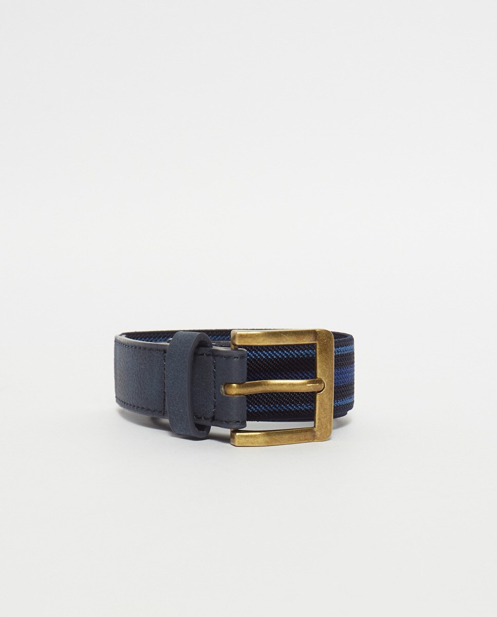 Ceinture élastique rayure
