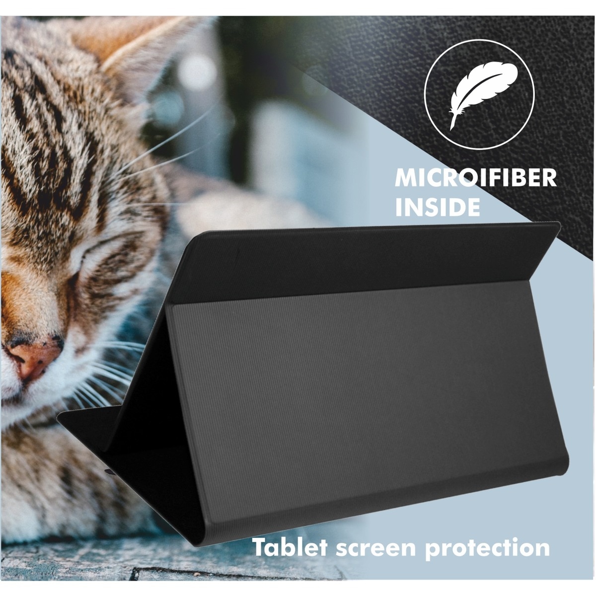 Funda SilverHT Wave Universal para tablets de 9" a 11" negro 6