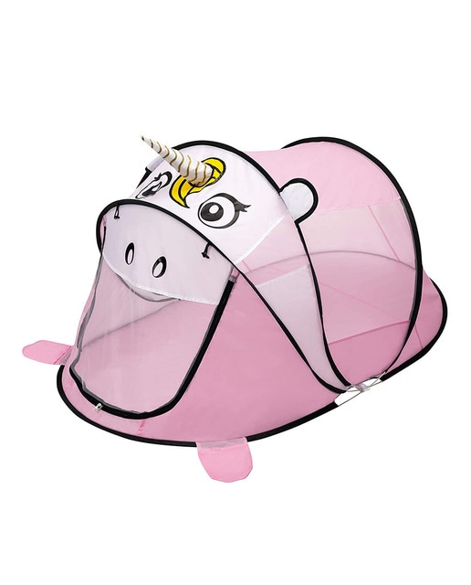 Imagen 0 de DAM Tienda de campaña infantil Unicornio. 182x96cm. Juego al aire libre, plegable. Pop-up. 182x96x86 Cm. Color: Blanco