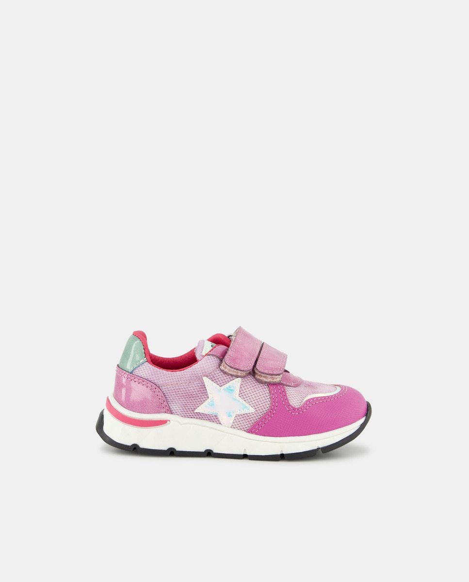 Chaussures basses style running à double bride autoagrippante