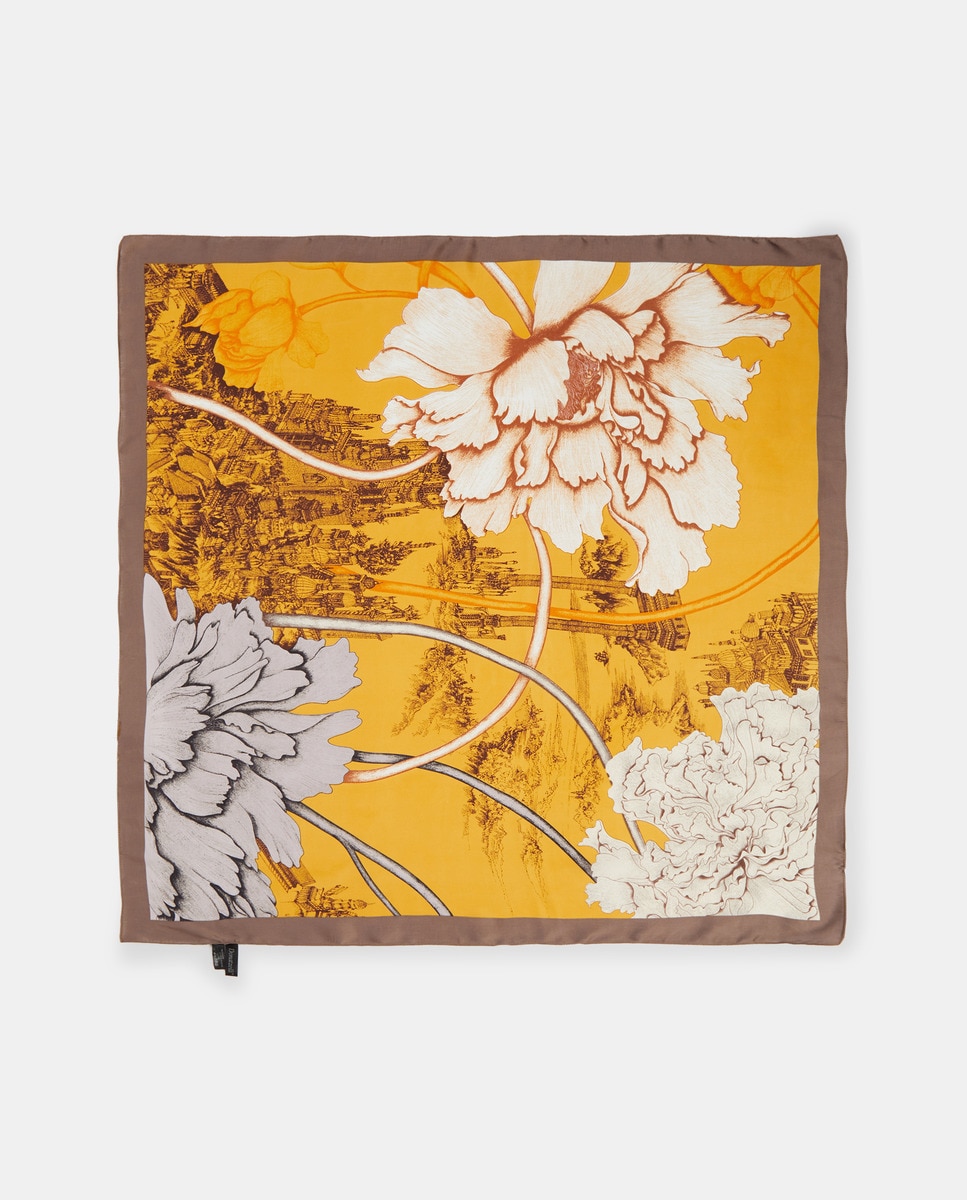 Foulard imprimé floral