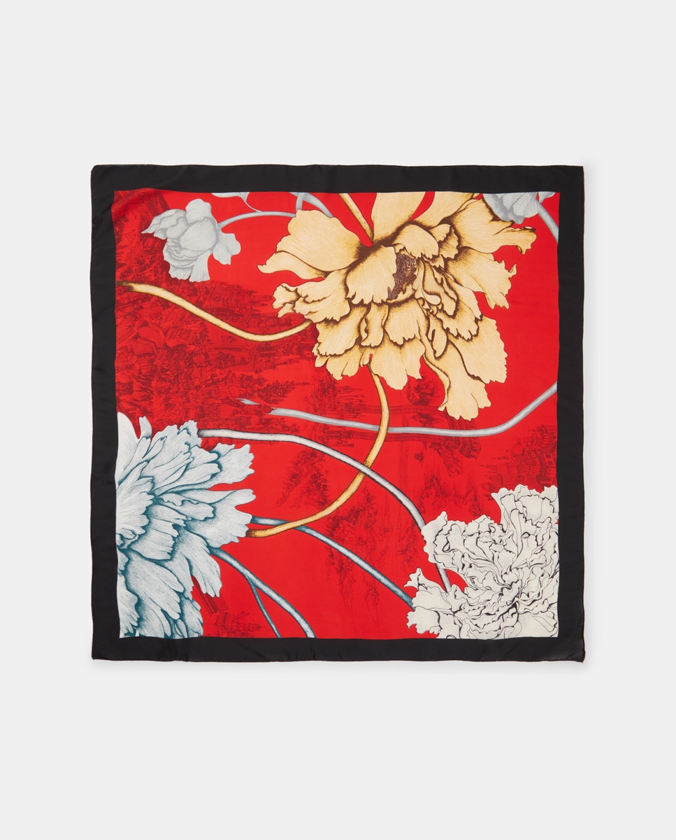 Foulard imprimé floral