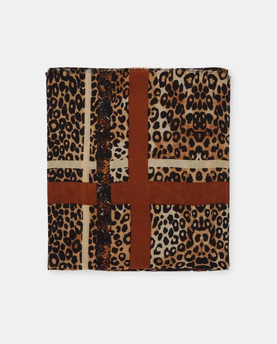 Foulard imprimé léopard
