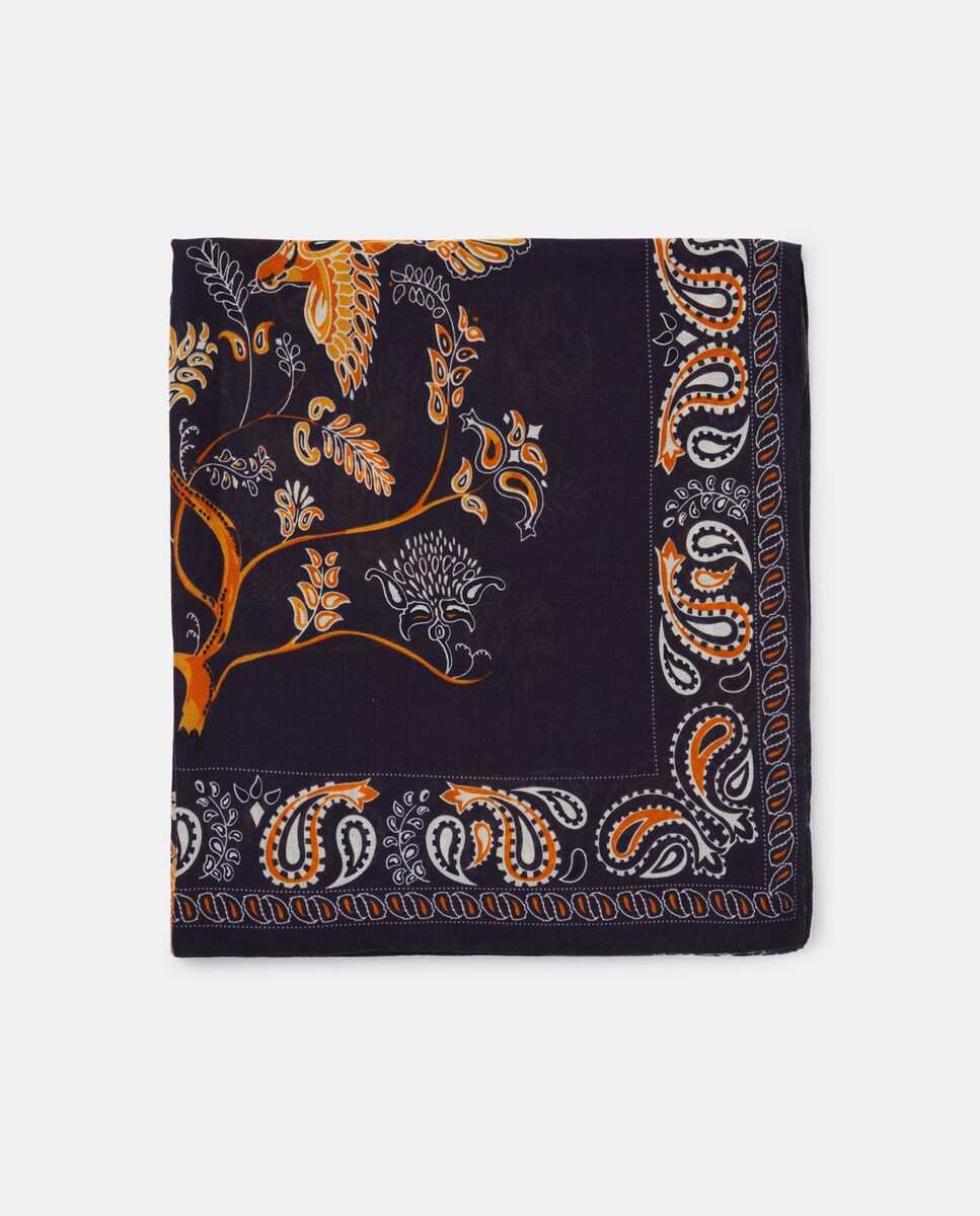 Foulard imprimé floral