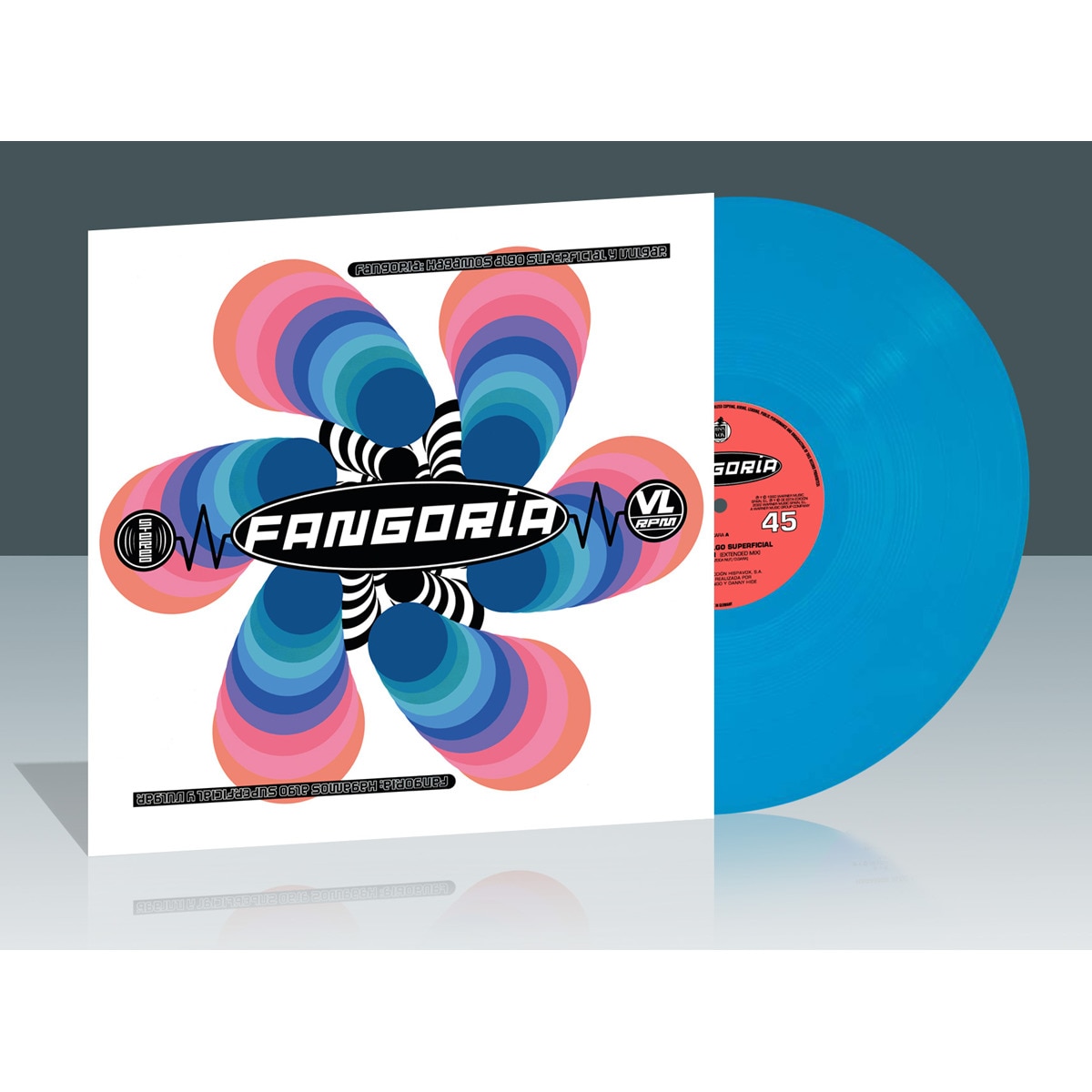 Hagamos algo superficial y vulgar (Edición color) (LP-Vinilo Maxi) Azul-2