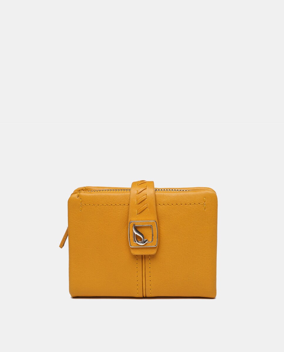 Petite pochette avec logo en métal