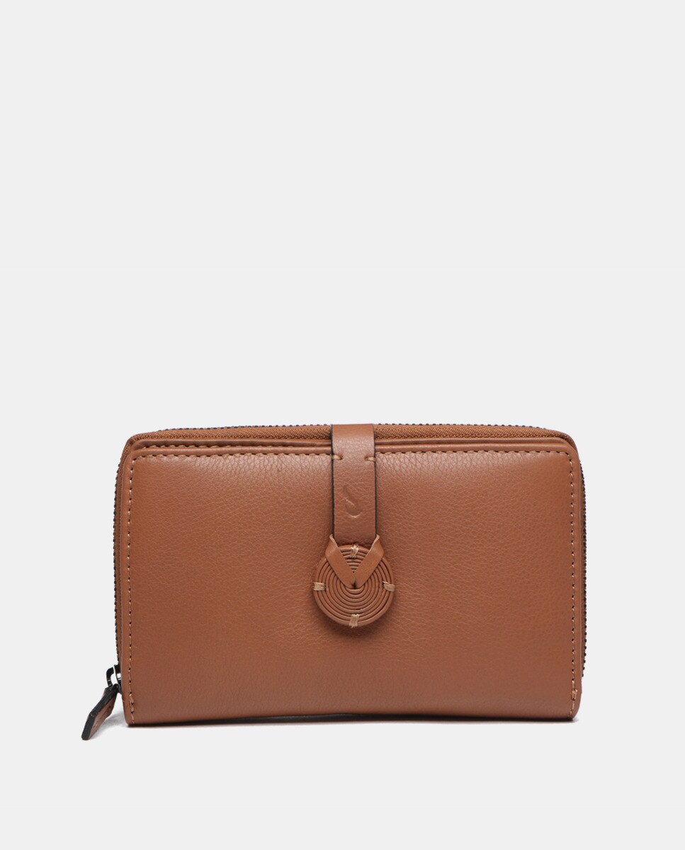 Pochette moyenne zippée
