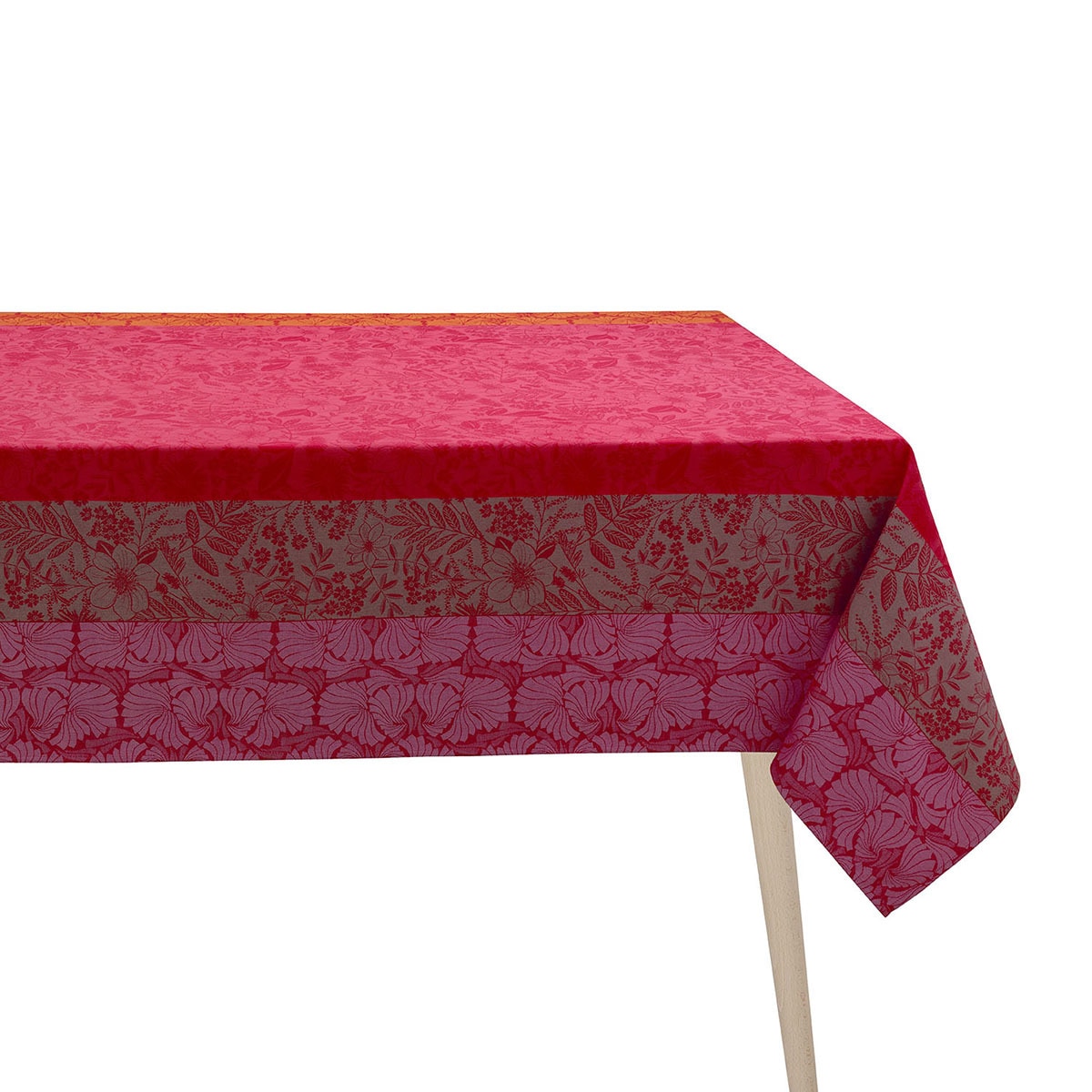 Toalha de Mesa Anti-manchas Algodão Cottage Rosa-1