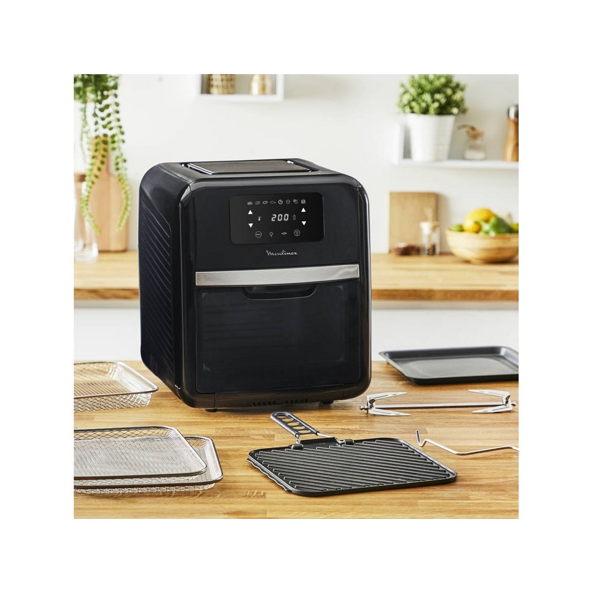 Fritadeira Air Fryer e Forno Moulinex Easy Fry Oven & Grill AL501810 9 em 1 sem Óleo de 2000 W e Capacidade de 11 Litros - Preto Preto-5