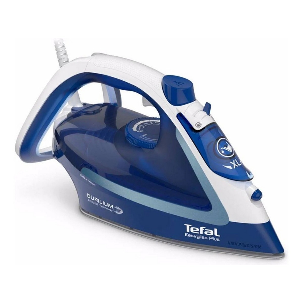 Imagem 0 de Ferro a Vapor Tefal FV5735E0 Easygliss Plu de 2500 W Jato a Vapor 220 g/min e Base DuriliumAirglide - Azul
