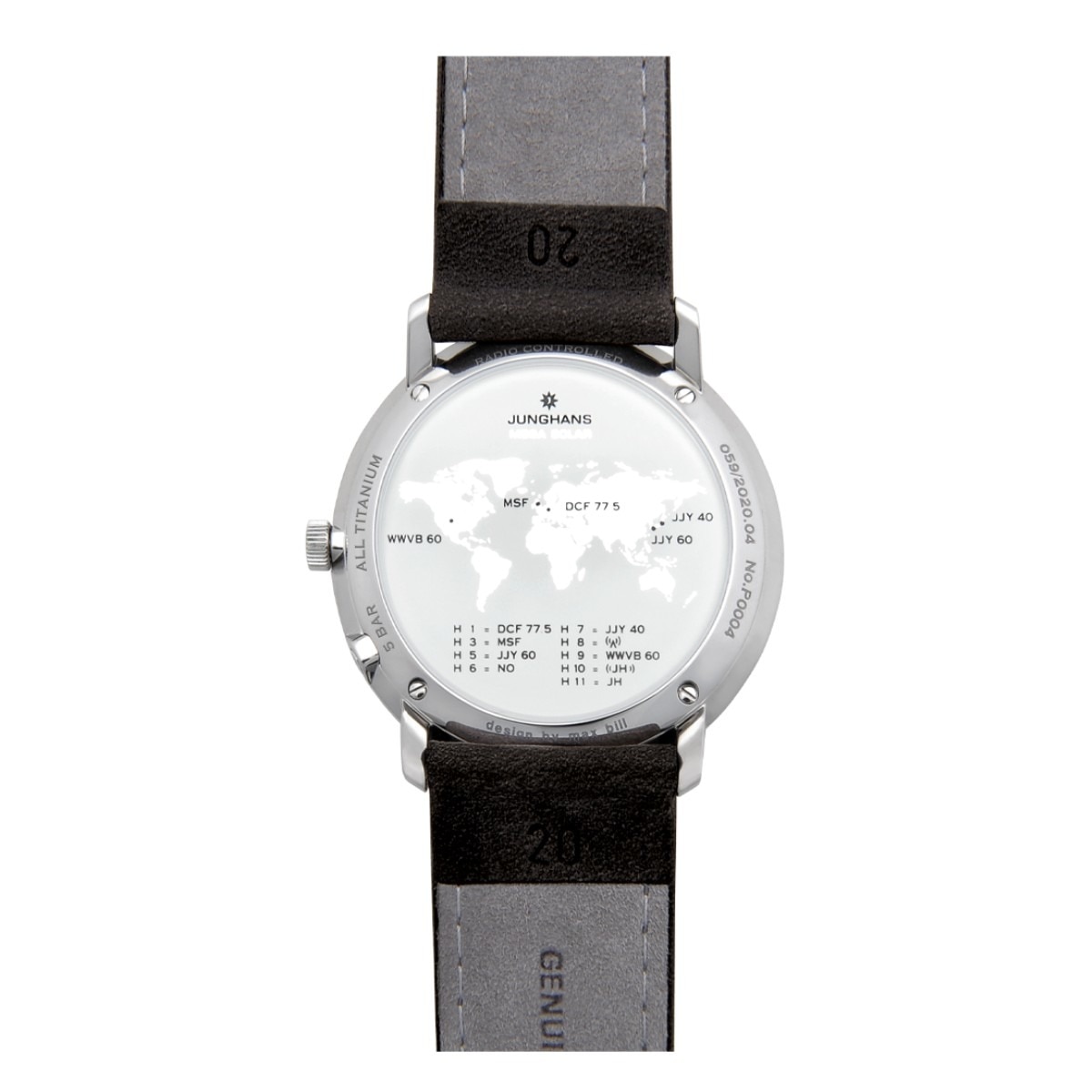 Relógio Max Bill MEGA Solar em Titânio 2