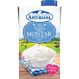nata líquida para montar brik 500 ml - Asturiana