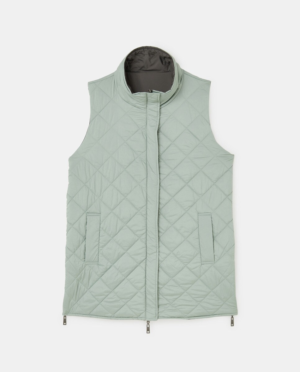 Veste sans manches réversible matelassée