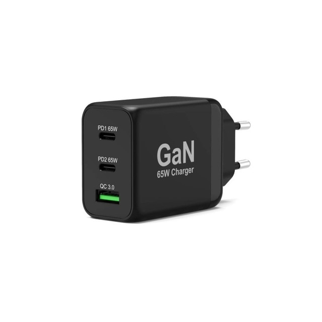 Imagem 0 de Carregador de Dispositivos Móveis Type C 65 W - Preto