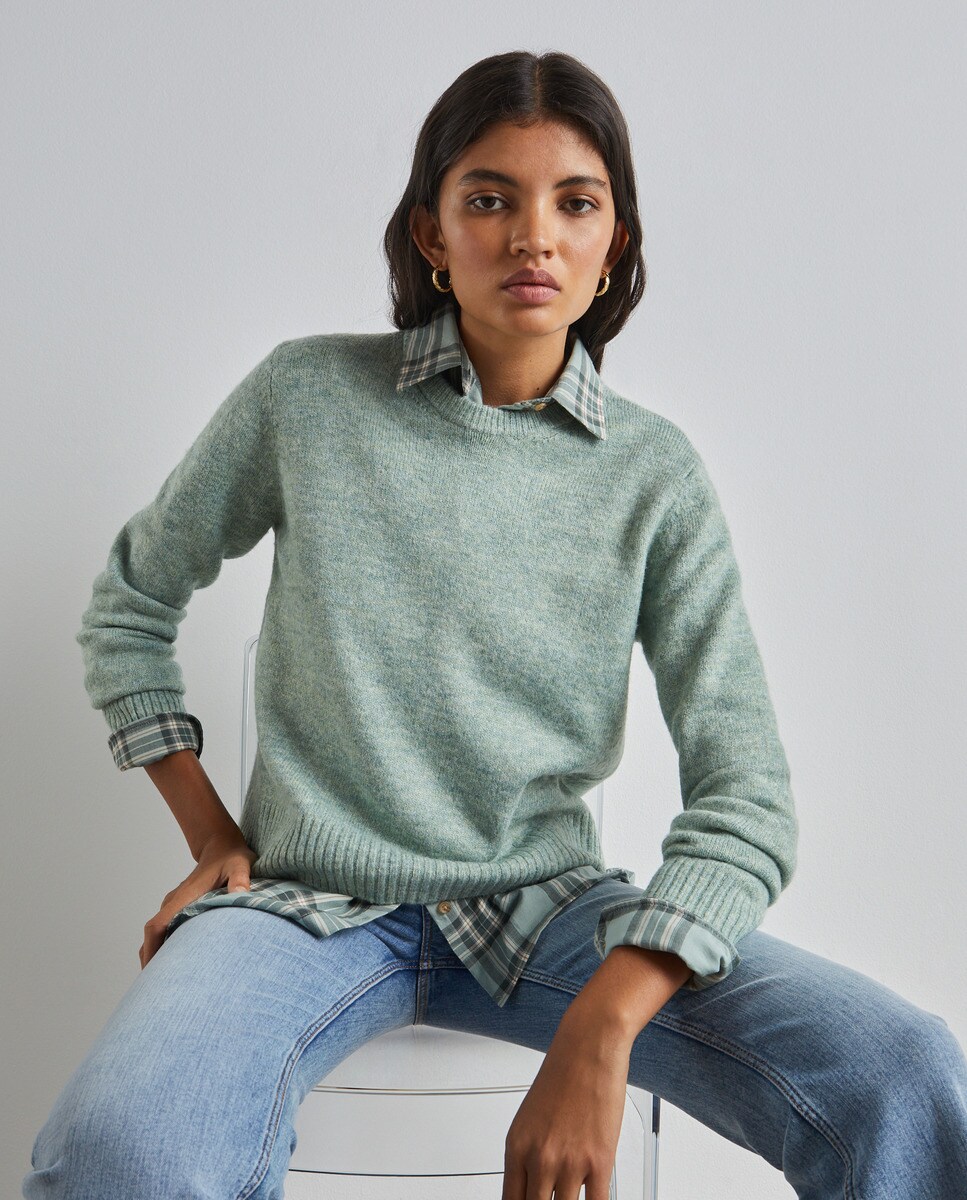 Pull basique à col rond