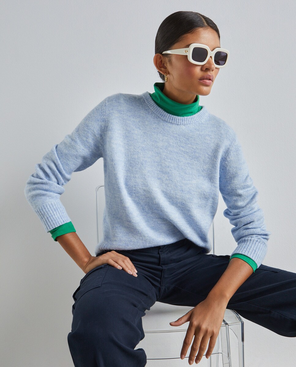 Pull basique à col rond