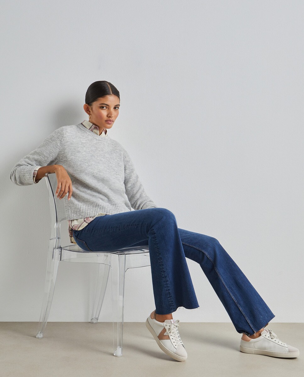 Pull basique à col rond