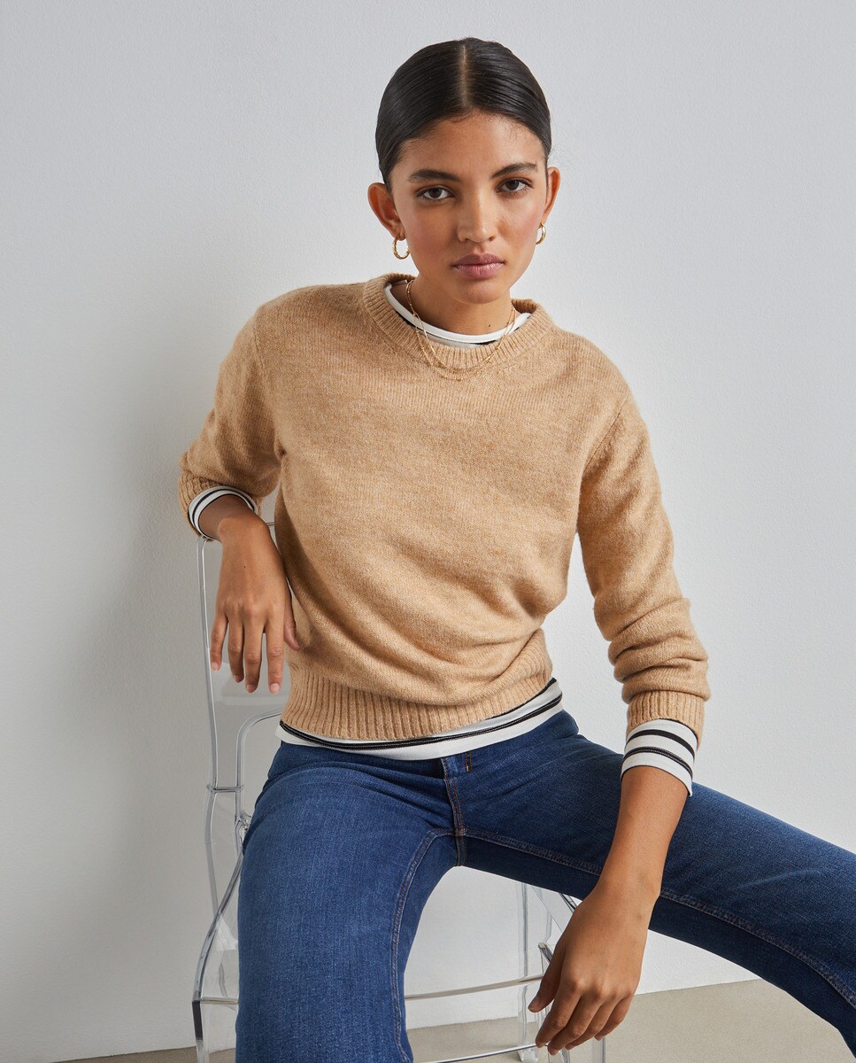 Pull basique à col rond