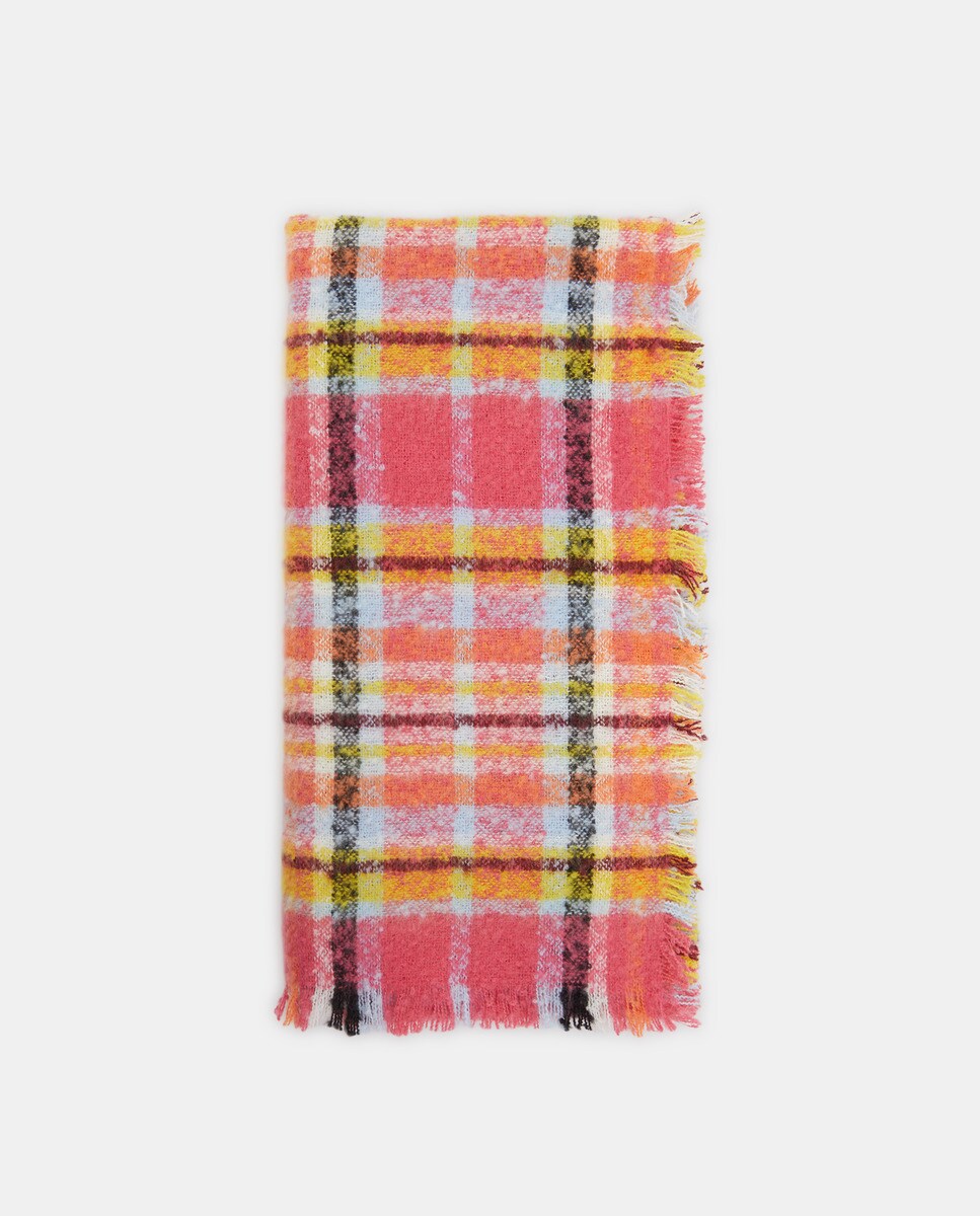Écharpe multicolore carreaux fine