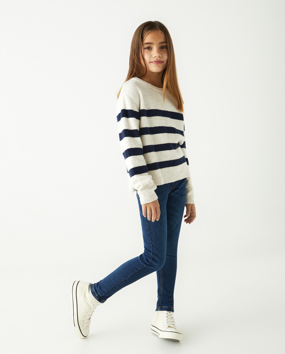 Pantalon denim basique slim