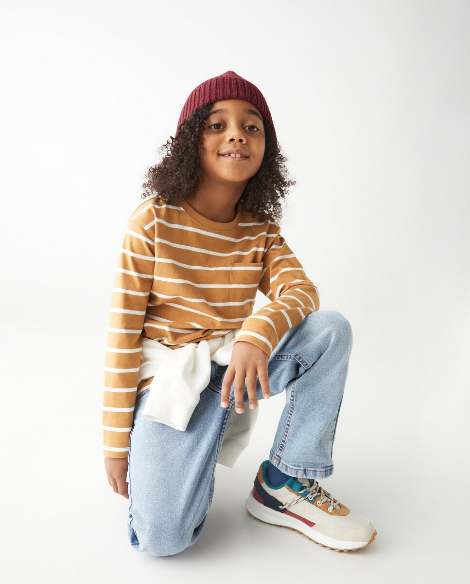 Tshirt manches longues à motif