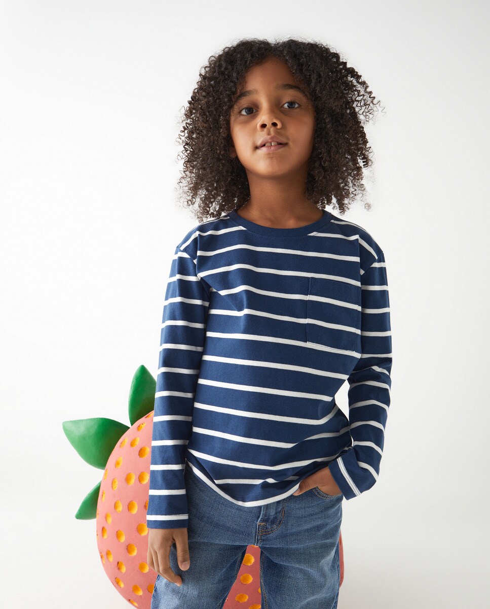 Tshirt manches longues à motif