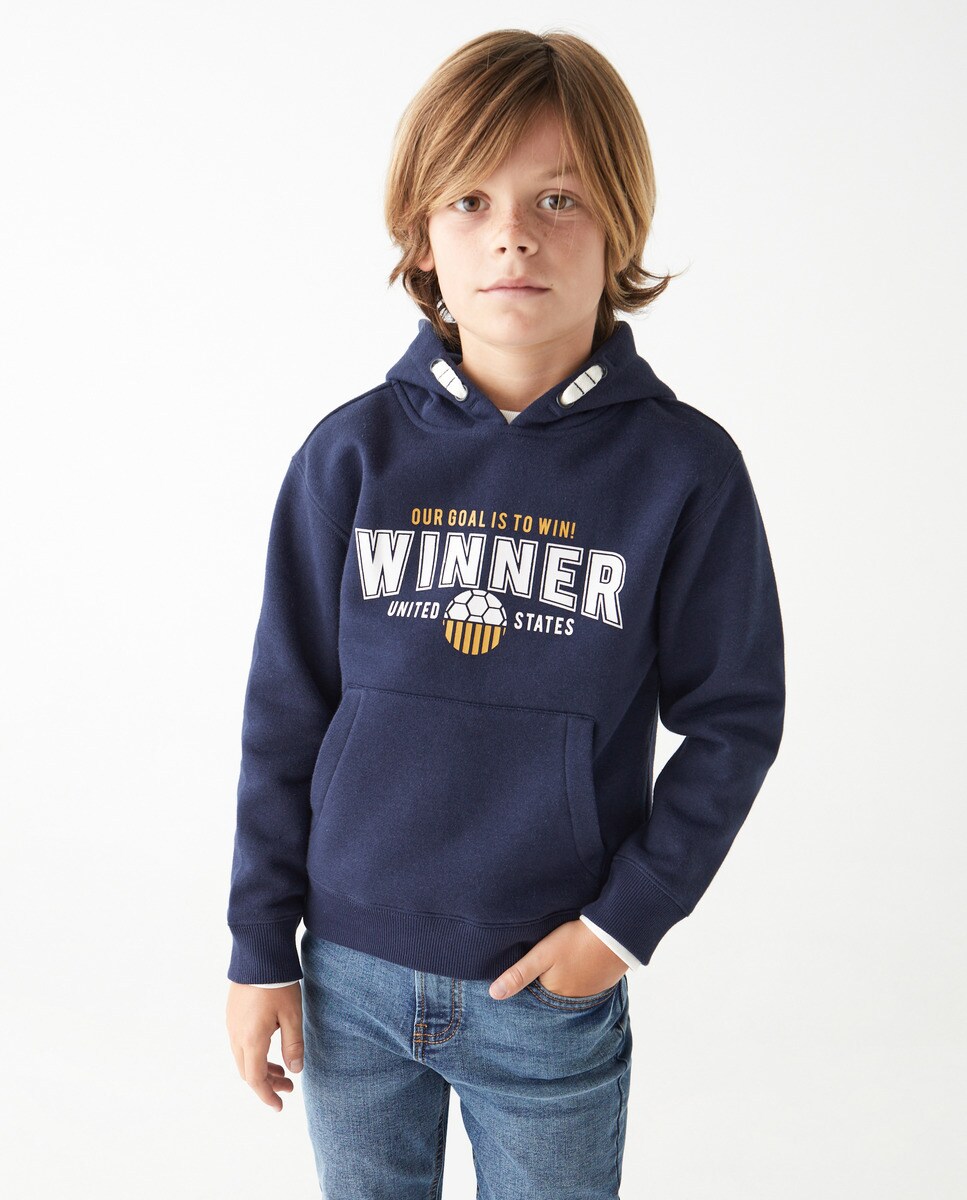 Sweat à capuche et manches longues