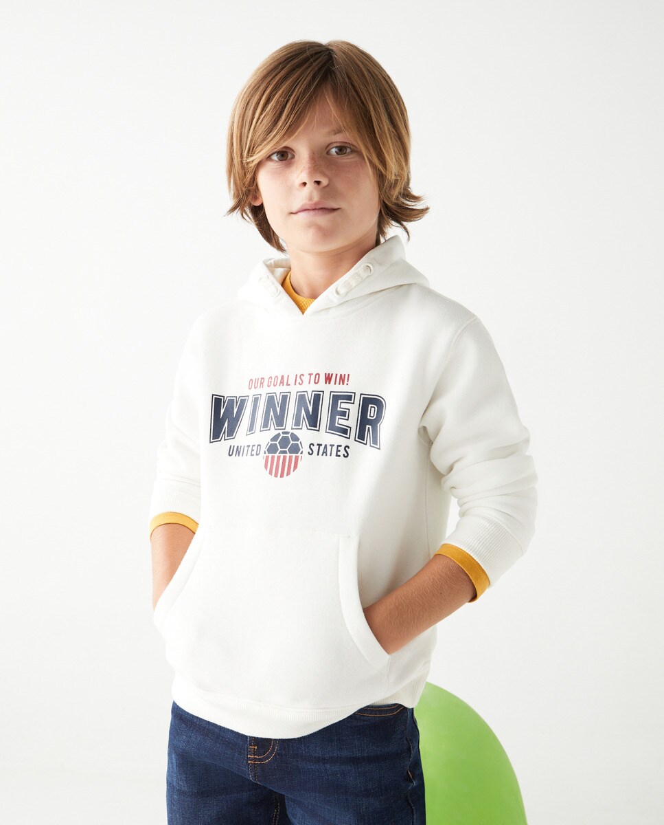 Sweat à capuche et manches longues