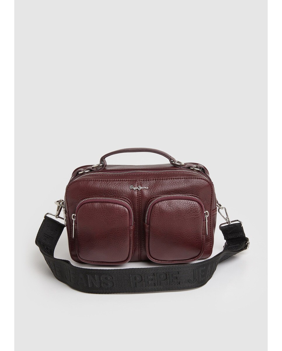 Sac à bandoulière moyen Elyza avec poches extérieures