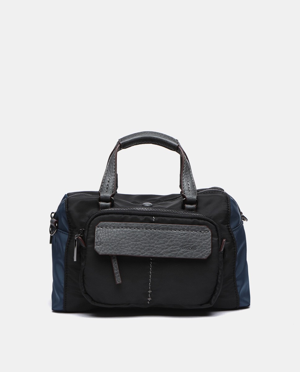 Sac bowling moyen en matières recyclées à bandoulière