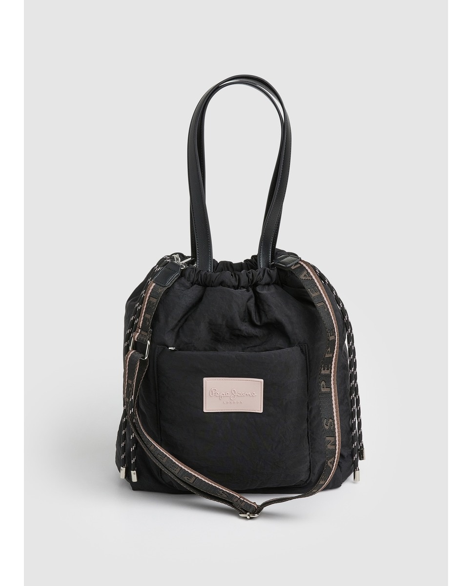 Sac seau Miriam en nylon avec plusieurs anses