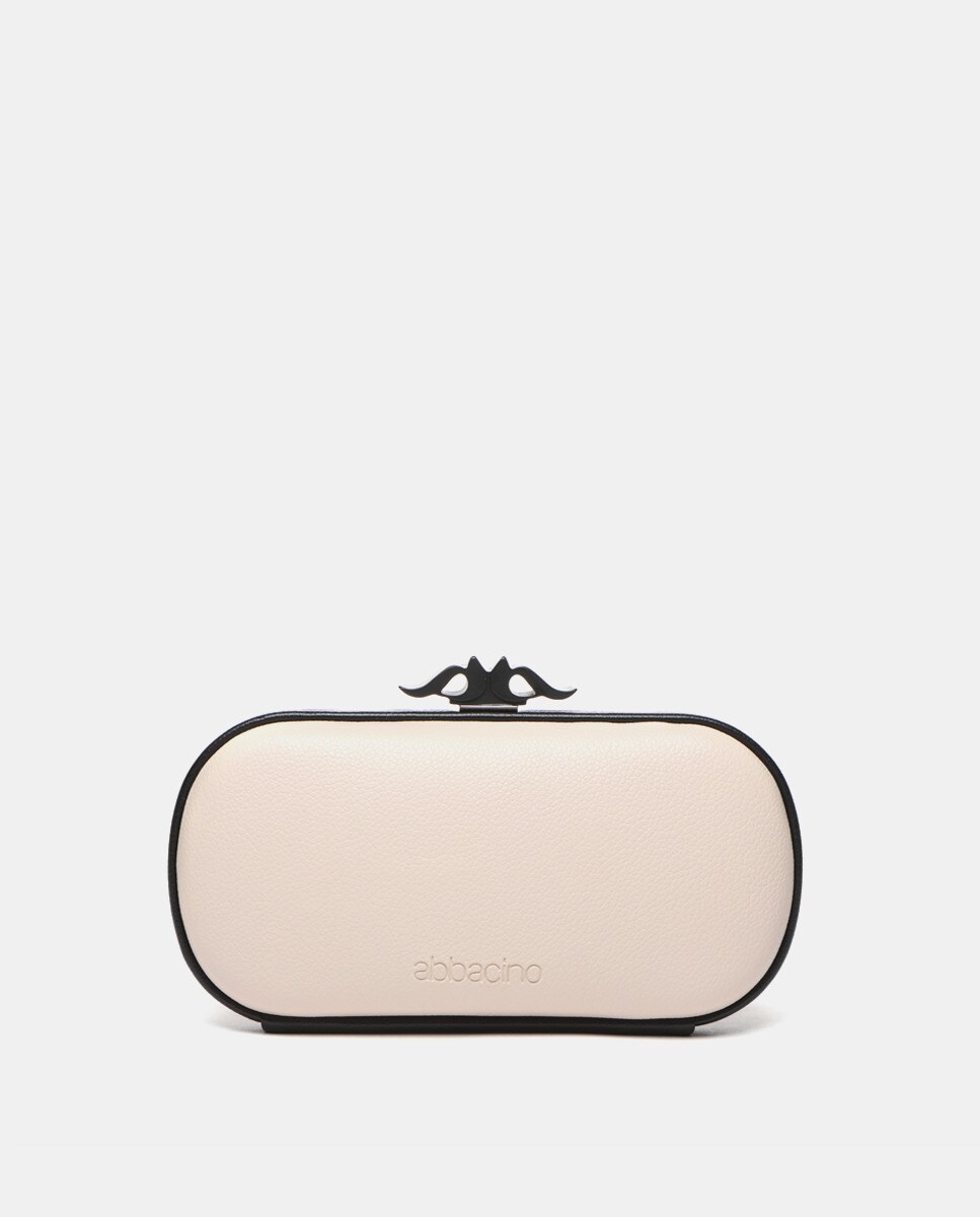 Minaudière de soirée à fermoir logo