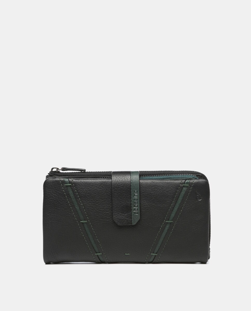 Grande pochette avec portecartes intérieurs