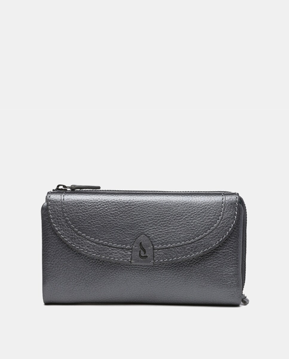 Grande pochette froncée à rabat