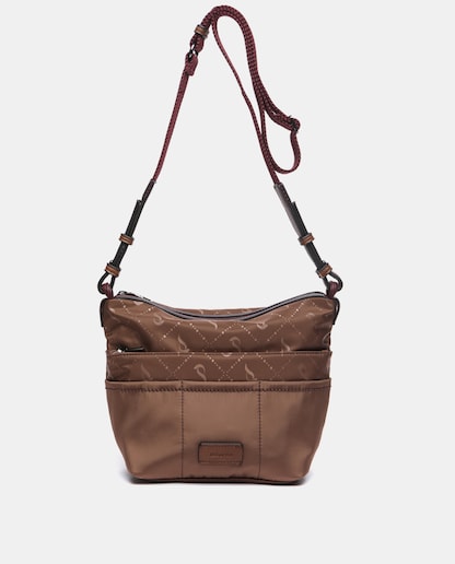 Imagen 0 de Organizador para bolso en materiales reciclados con estampado color topo