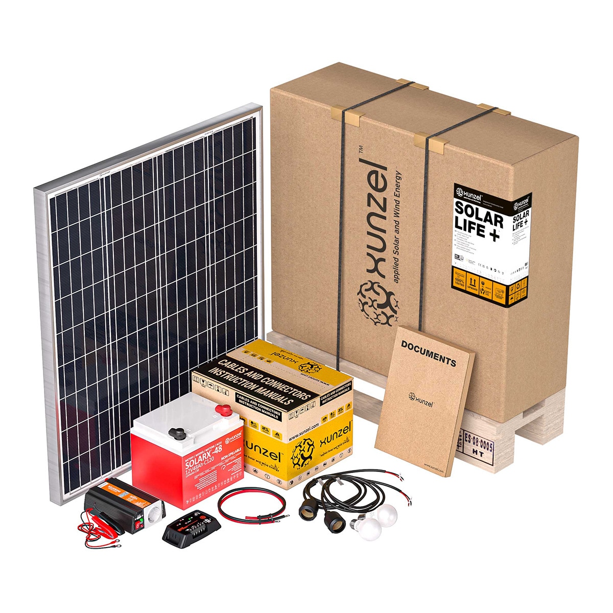 Kit Solar SOLARLIFE+ 350 Negro-1