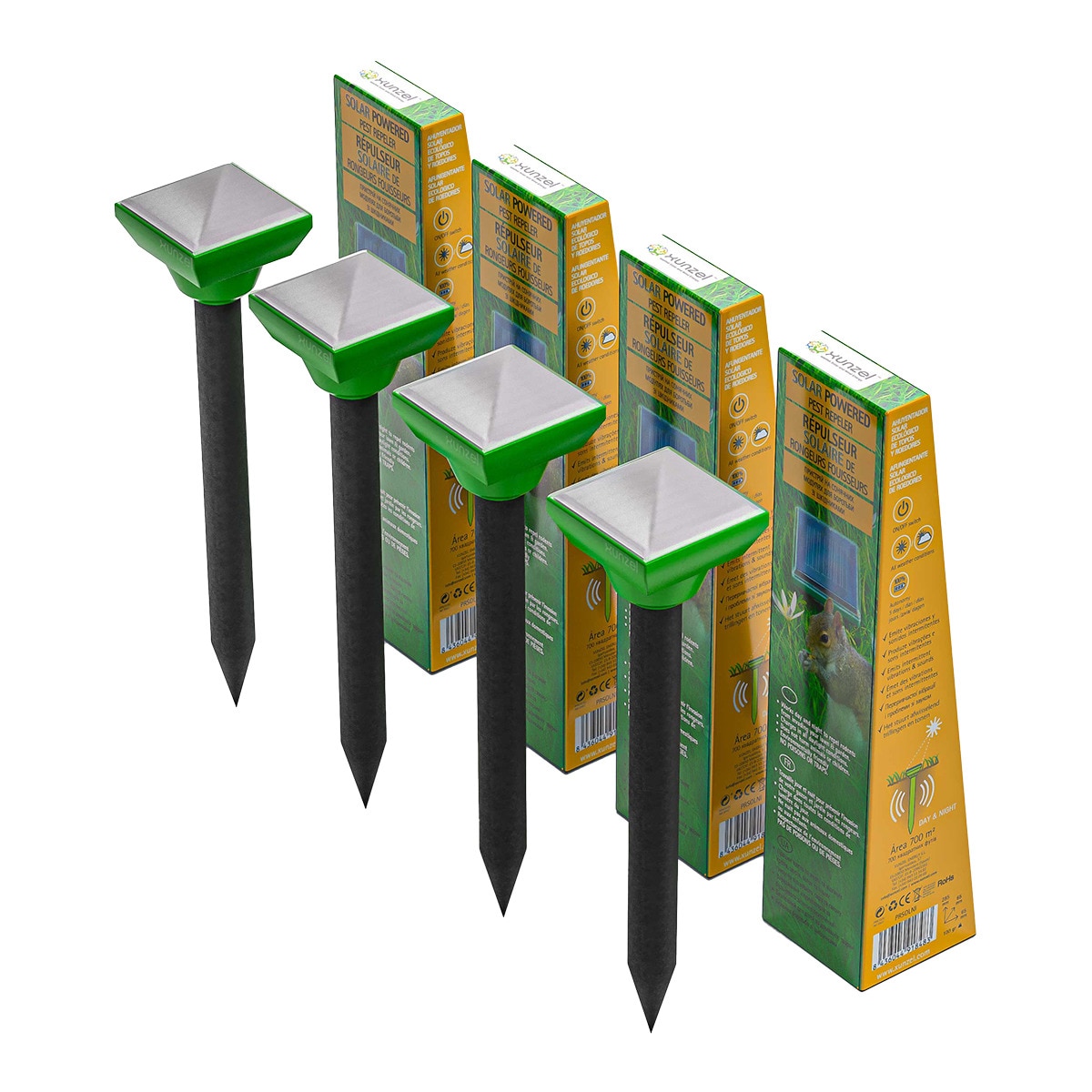 Pack 4x SOLARPROTECT Ahuyentador Solar Verde-1