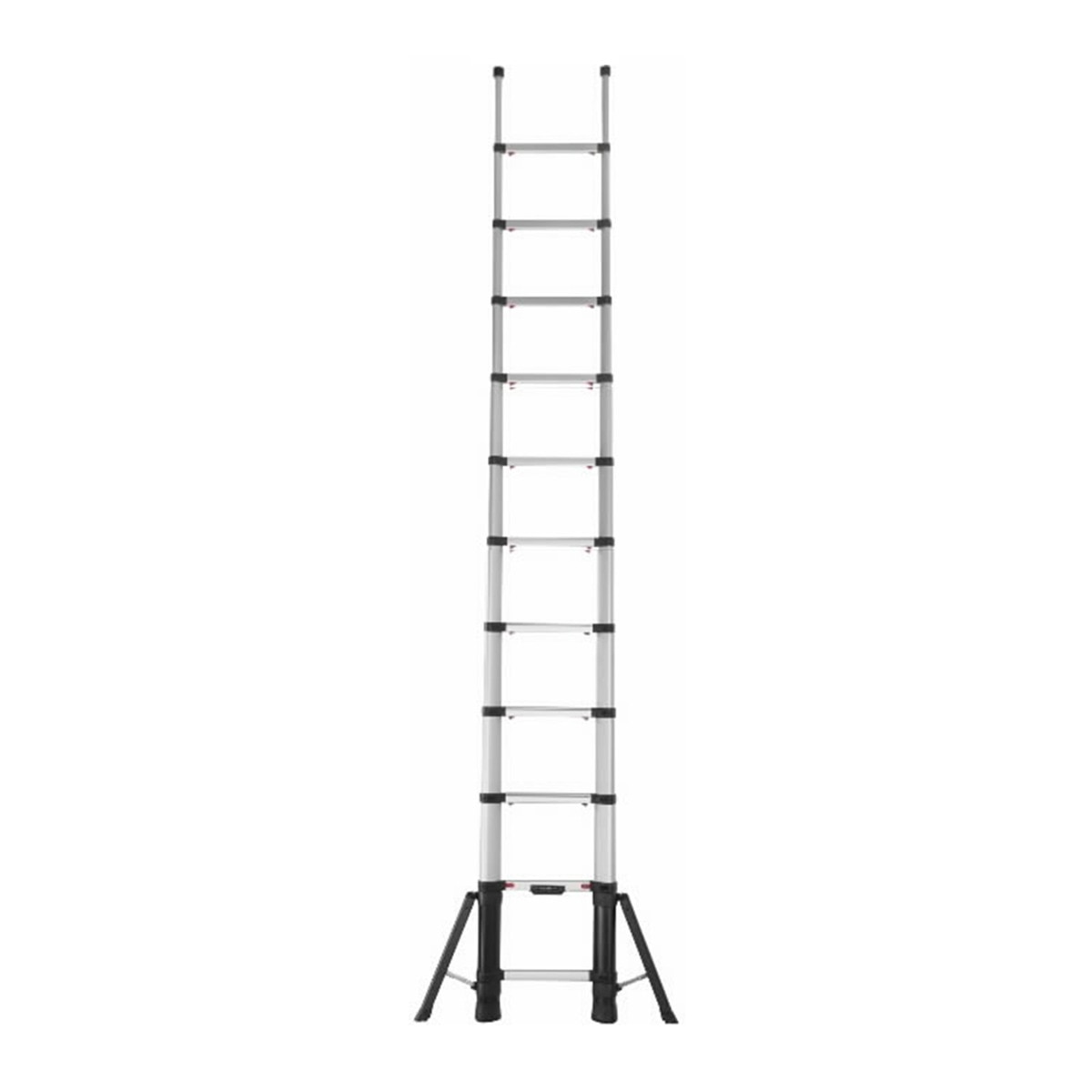 Escalera Telescópica Prime Line 3,50 m - 11 Peldaños Acero / Negro-3