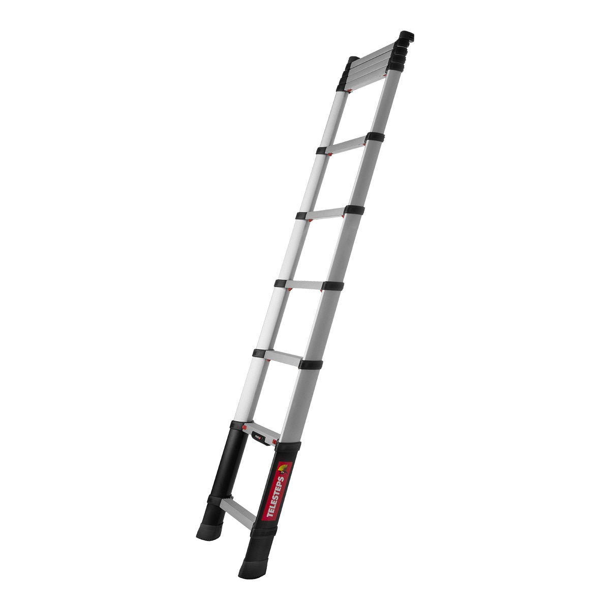 Escalera Telescópica Prime Line 3 m - 9 Peldaños Acero / Negro-2