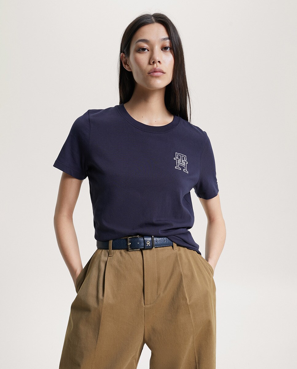 Tshirt à manches courtes et col rond