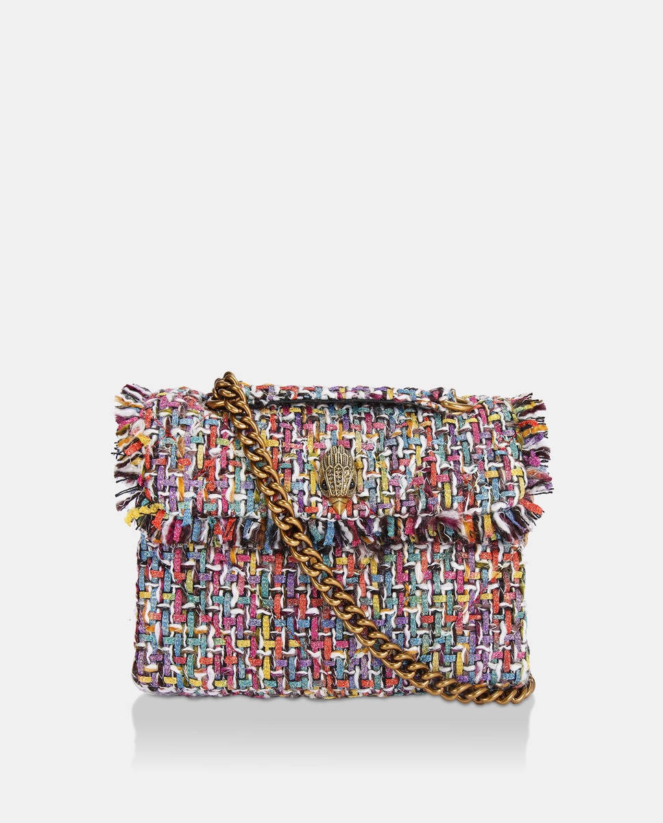 Sac porté épaule moyen Kensington en tweed