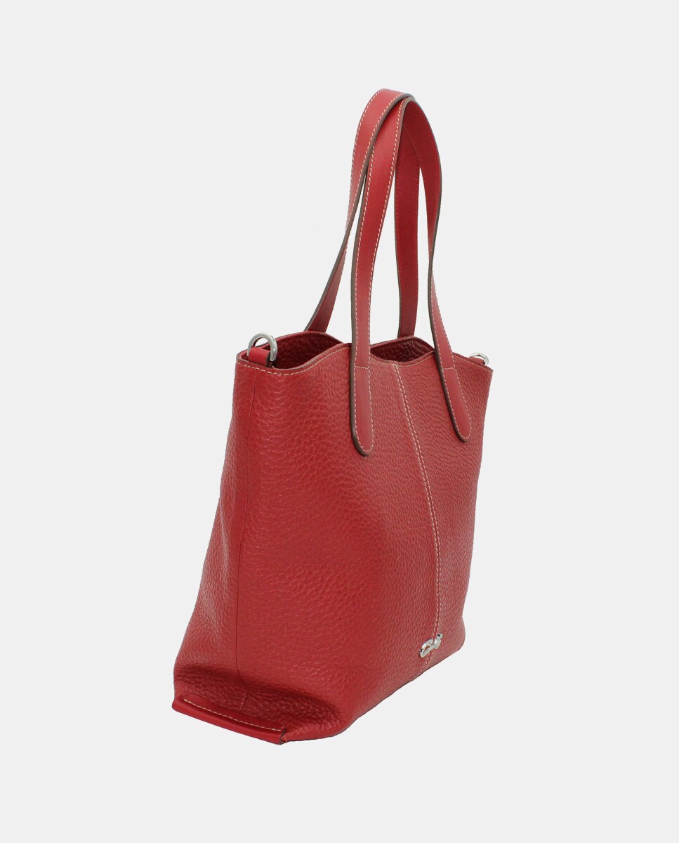 Bolso shopper en rojo con aplique Cats Cats El Corte Ingl s