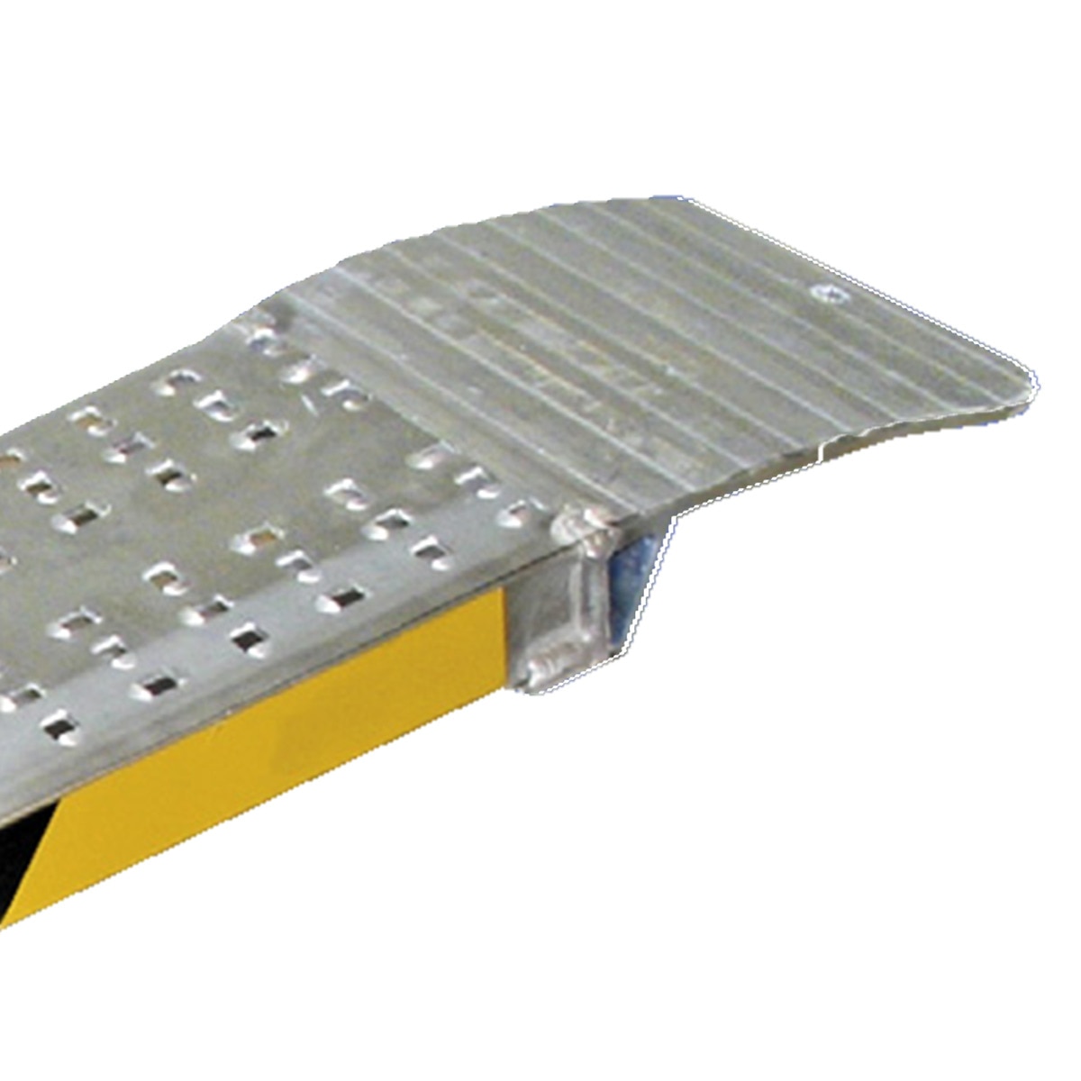 Rampa de Alumínio Ultraligeira Fixa - 2 m x 20 cm Alumínio/Amarelo-2