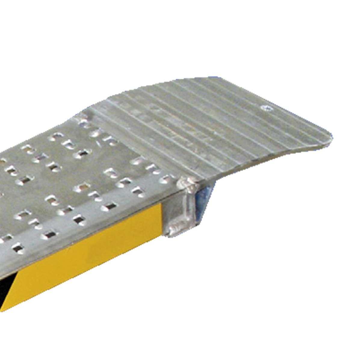 Rampa de Alumínio Ultraligeira Fixa - 2,5 m x 20 cm Alumínio/Amarelo-2