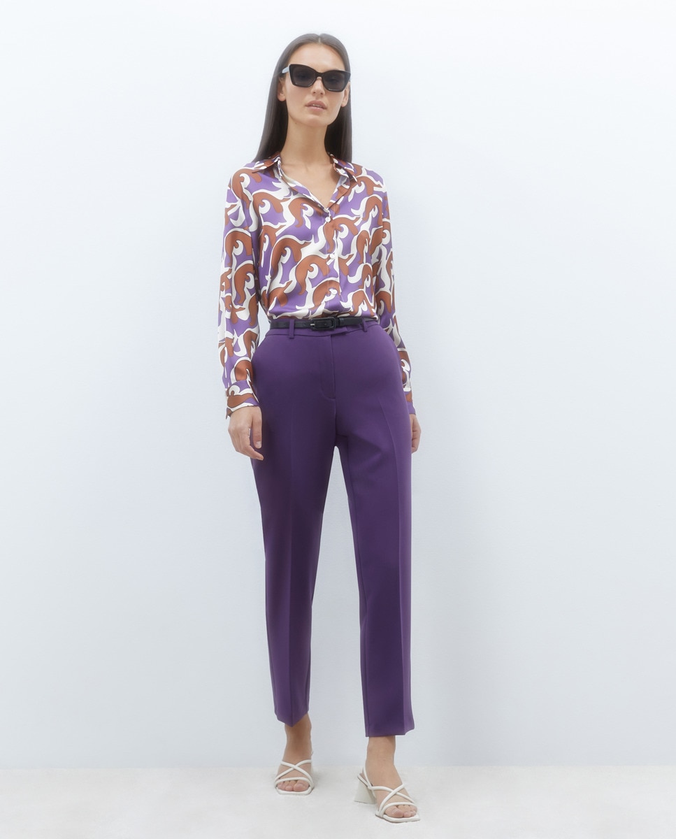 Pantalon habillé semicigarette