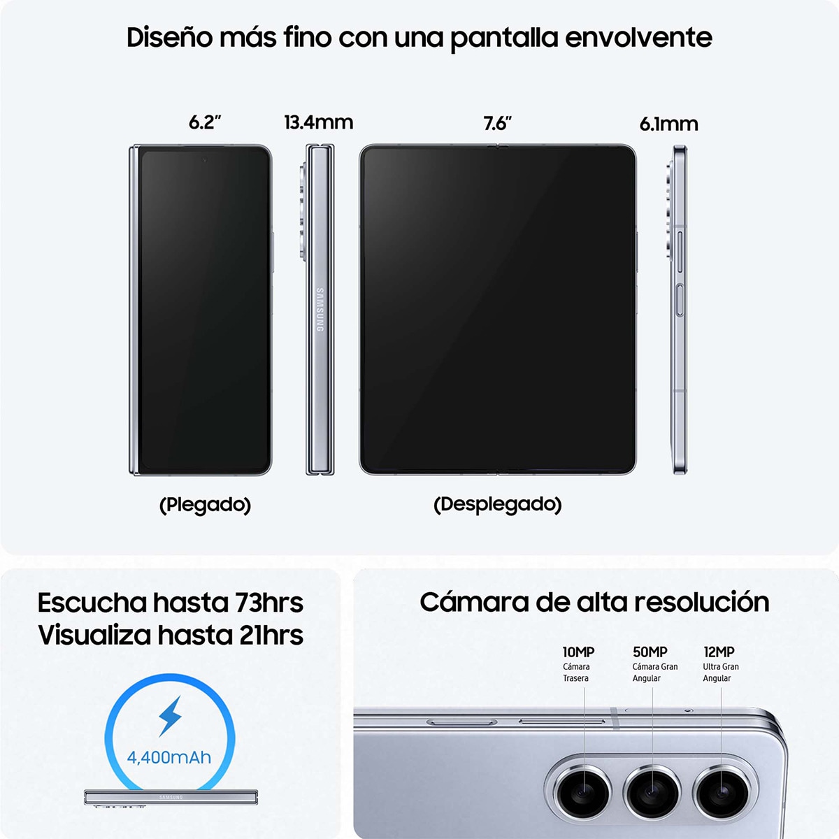 Samsung Galaxy Z Fold5 12 GB + 256 GB  móvil libre Negro-2